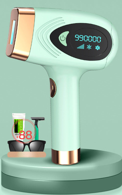 Multifunctional IPL Laser Hair Removal Device – 900,000 Flashes, Painless Ice Cooling, Full-Body Epilator