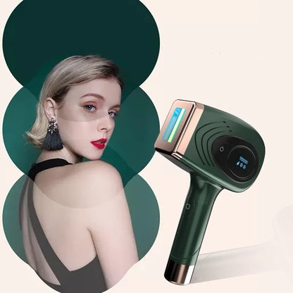 Multifunctional IPL Laser Hair Removal Device – 900,000 Flashes, Painless Ice Cooling, Full-Body Epilator